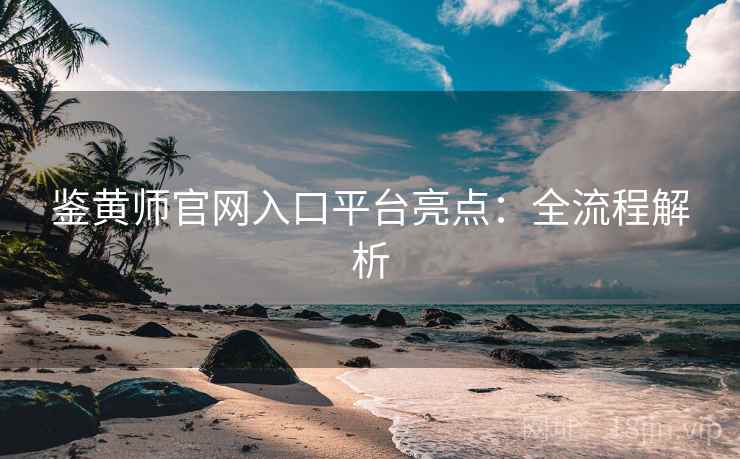 鉴黄师官网入口平台亮点：全流程解析