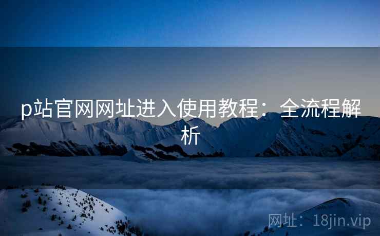 p站官网网址进入使用教程：全流程解析