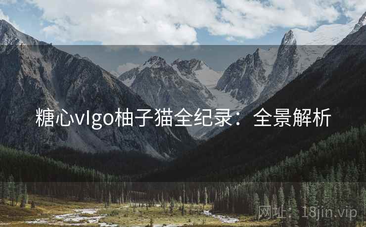 糖心vIgo柚子猫全纪录:全景解析